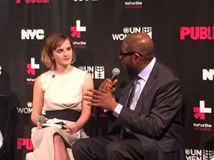 Emma Watson at the inauguration of HeForShe Arts Week in NY [March 8, 2016] 