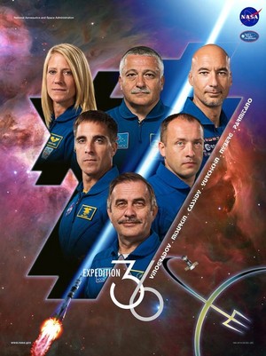 Expedition 36 Mission Poster
