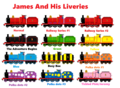 James And His Liveries - thomas-the-tank-engine fan art