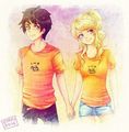 Percy and Annabeth - percy-jackson-and-the-olympians-books photo