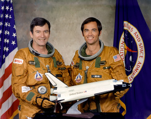 STS 1 Mission Crew