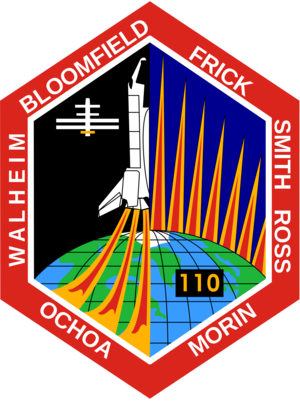  STS 110 Mission Patch