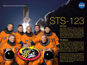 STS 123 Mission Poster