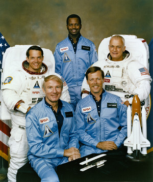  STS 41B Mission Crew