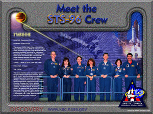  STS 96 Mission Poster