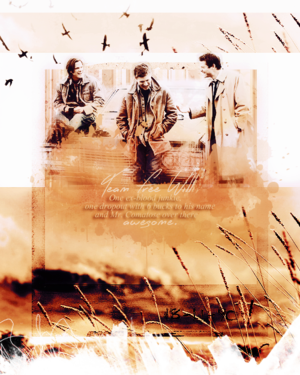 Sam, Dean and Castiel