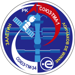 Soyuz TMA 1 Mission Patch
