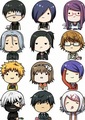 Tokyo Ghoul characters chibi  - anime photo
