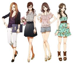  Аниме fashion girls