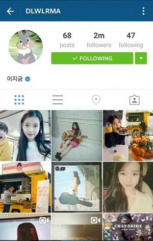  160502 IU's instagram hits 2 million followers!