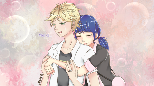 miraculous ladybug phone wallpaper adrien agreste and on marinette and adrien wallpapers