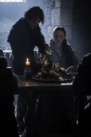 Alfie Allen as Theon Greyjoy in Game of Thrones: Kill the Boy