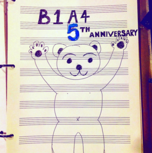 B1A4 Shares meer foto's to Thank fans on Their 5th Debut Anniversary!