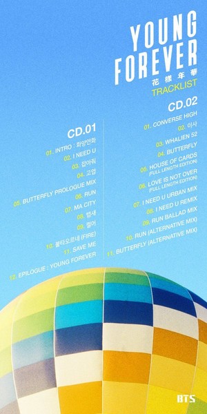 BTS drops track list for upcoming special album