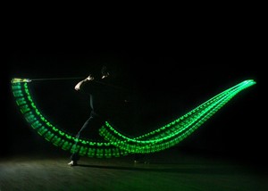 Glow sticks art