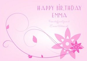  Happy Birthday Emma