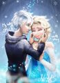 Jack Frost and Elsa - frozen fan art