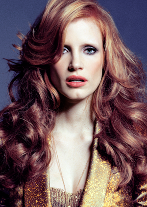  Jessica Chastain photographed for Black Book Magazine.