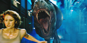  Jurassic World Screencaps - Claire Dearing & Tyrannosaurus Rex