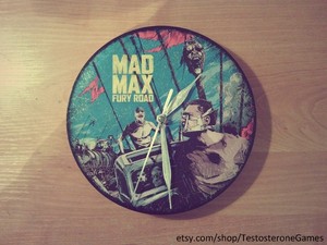  Mad Max mural Clock