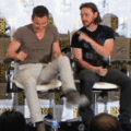 McFassy at Comic Con - james-mcavoy-and-michael-fassbender fan art
