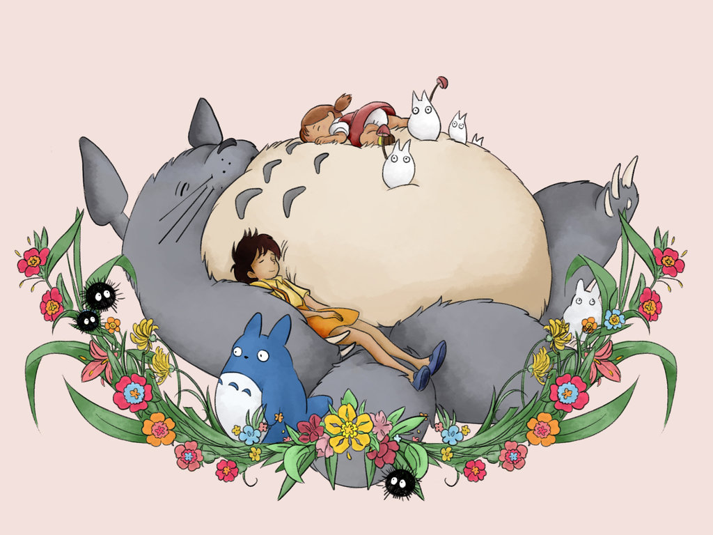 Studio Ghibli tagahanga Art: My Neighbor Totoro.