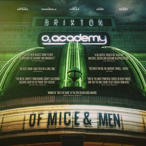  Of Mice & Men "Live in Brixton Academy" DVD Live Album Cover