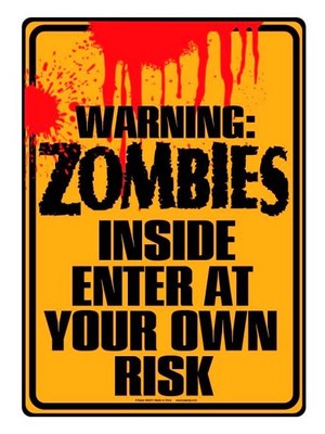  Warning zombies