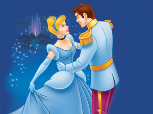Cinderella Dancing With Her Handsome Prince