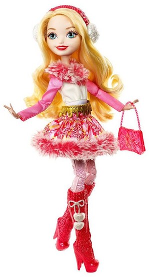  Ever After High Epic Winter apel, apple White doll