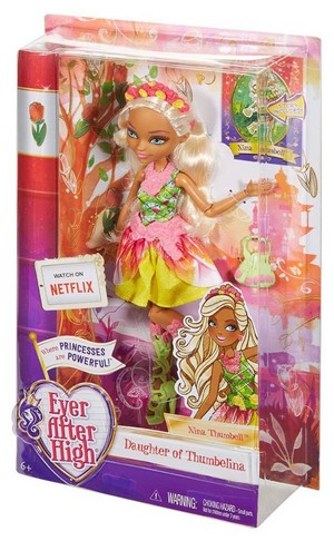  Ever After High Nina Thumbell doll