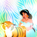 Jasmine and Rajah - aladdin icon