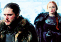Jon Snow and Sansa Stark - game-of-thrones fan art