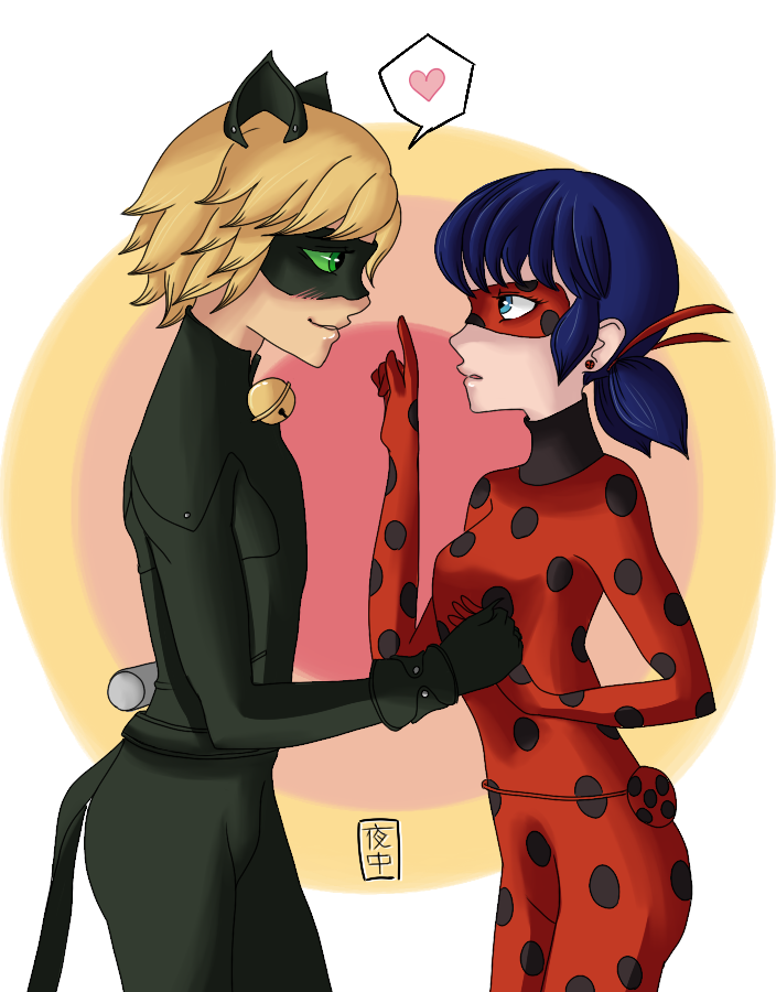 Ladybug and chat noir