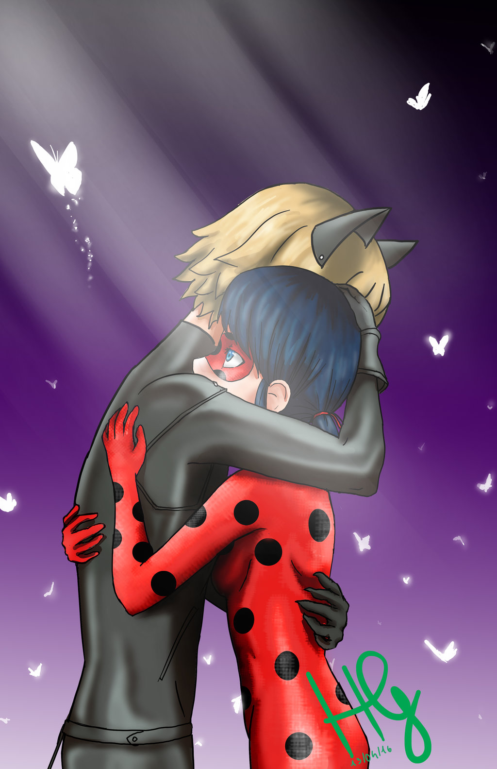 Ladybug and Chat Noir - Miraculous Ladybug Fan Art (39670668) - Fanpop