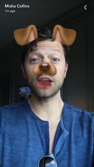  Misha with the Snapchat Dog filter