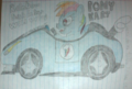 My drawing of Rainbow Dash in her Wild Wing - my-little-pony-friendship-is-magic fan art