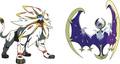 Solgaleo & Lunala artwork - pokemon photo