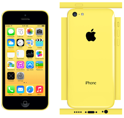 iPhone 5c Papercraft Yellow nintendofan12s papercraft things 39614537 500 474
