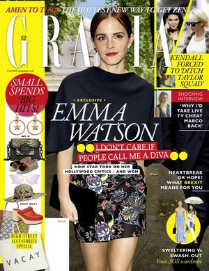  Emma Watson covers Grazia UK (July 4, 2016)
