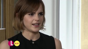  Emma Watson on Lorraine toon