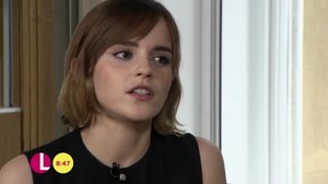  Emma Watson on Lorraine toon