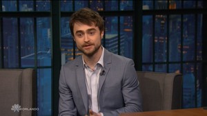 Exclusive: Daniel Radcliffe on Late Night with Seth Meyers (Fb.com/DanielJacobRadcliffeFanClub)