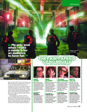  Ghostbusters Feature in SFX Magazine - August 2016 [3]