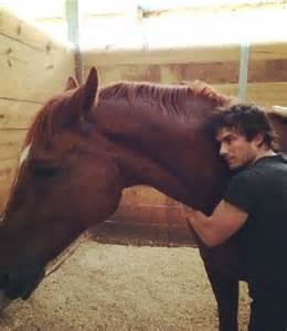  Ian with a horse