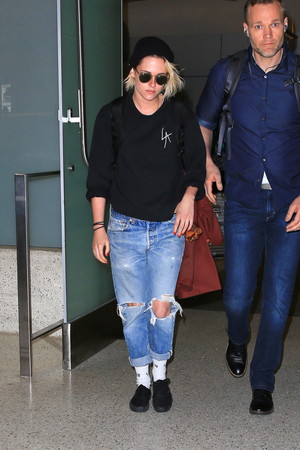 Kristen Arriving At LAX