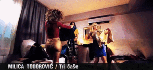 Milica Todorović in “Tri Čaše” muziki video