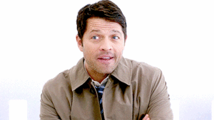 Misha as Castiel