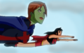 Miss Martian and Supergirl - young-justice-ocs photo