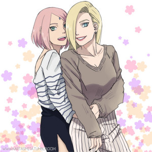  Sakura and Ino // Наруто